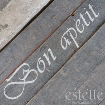 Schablon 'Bon appétit'
